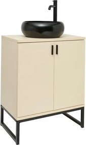 Ceramia Easy kúpeľňová skrinka s umývadlom 60x73x36 cm jasmín mat EASYUMDB12