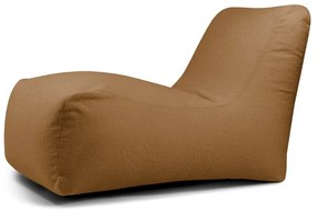 Hnedý sedací vak z textílie buklé Lounge – SLOWDOWN