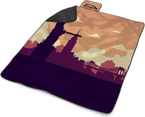 Sablio Plážová deka New York Socha slobody Art: 200x140 cm