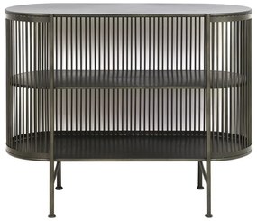 Čierna kovová komoda 100x80 cm Yinthe - Light &amp; Living