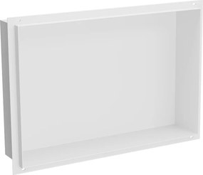 Mexen X-Wall-NR, polička na zapustenie pod obklad bez goliera 45 x 30 cm, biela, 1921453010