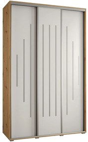 Skriňa 45 Canaris 12 180 artisan/biela/silver