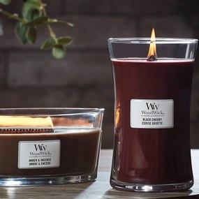 WoodWick vonná sviečka veľká váza čierna čerešňa,609 g