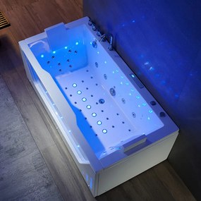 BPS-koupelny Hydromasážna vaňa HYD-SA944 180x90 s ohrevom vody