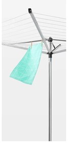Vonkajší sušiak na bielizeň v striebornej farbe 50 m Topspinner – Brabantia