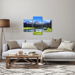Obraz - Zasnežené vrcholky hôr (90x60 cm)