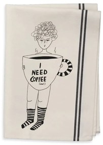 helen b Bavlněná utěrka Coffee Now
