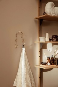 Ferm Living Osuška z organickej bavlny Off-White 70 x 140 cm