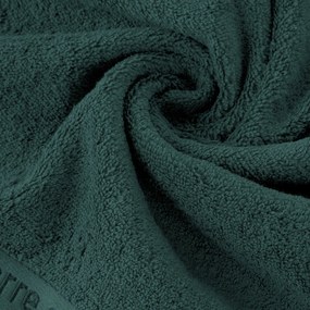 BAVLNENÝ UTERÁK PIERRE CARDIN EVI SADA 3KS 30X50 CM, 50X90 CM, 70X140 CM TMAVOZELENÁ