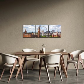 Obraz - Big Ben (s hodinami) (90x30 cm)