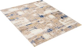TA Koberec D684M BIELA/TMAVOMODRÁ ASTHANE Rozmer: 80x150 cm