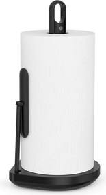 Matne čierny oceľový držiak na kuchynské utierky – simplehuman