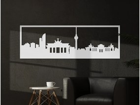 drevko Obraz Berlín panoráma Rozmer obrazu: 29,5 x 89 cm, Farba dekorácie: Čierna
