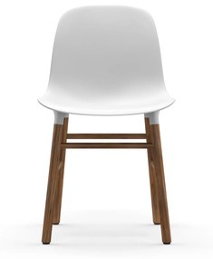 Stolička Form Chair – biela/orech