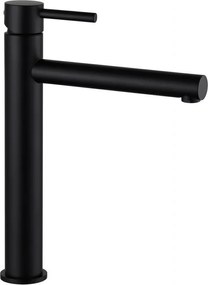 Mexen Elba, vysoká umývadlová batéria h-295, čierna matná, 74110-70