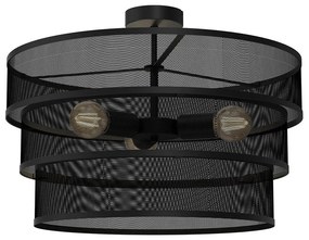 Prisadený luster GLUM 3xE27/60W/230V čierna