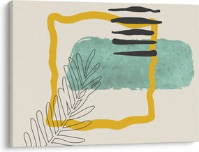 Obraz - Abstraktné listy N⁰2 (70x50 cm)
