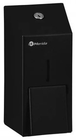 Dávkovač tekutého mydla MERIDA 400 ml, čierny