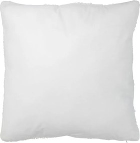 Biely pletený vankúš s výplňou Twist - 45*10*45cm