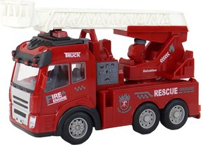 LEAN Toys Diaľkovo ovládaný model hasičského rebríka