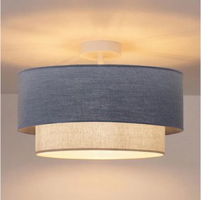 BRILAGI - LED prisadený luster BOHO ECO 1xE27/10W/230V priemer 40 cm modrá/krémová
