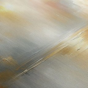 Obraz jemná zlatá abstrakcia krajiny