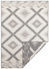 NORTHRUGS - Hanse Home koberce Kusový koberec Twin Supreme 103428 Malibu grey creme – na von aj na doma - 120x170 cm