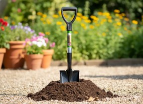 Garden Line MINI LOPATA S OCELOVOU RÚČKOU