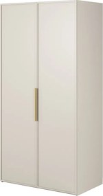 Šatníková skriňa Forry IV (sivobéžová)