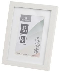 Biely stojací/na stenu rámček 17,5x22,5 cm Sencillo – Casa Selección