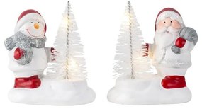 MAKRO - Snehuliak / Santa LED 9,5cm rôzne druhy