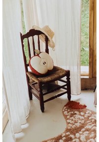 Bavlnený detský vankúšik ø 30 cm Apple – Lorena Canals