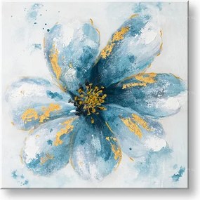 Maľovaný obraz na stenu KVETY  50x50 cm