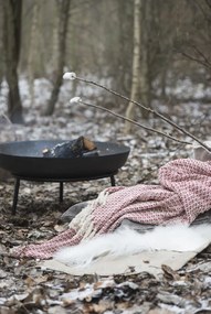 IB Laursen Čierne kovové ohnisko BRAZIER na stojane