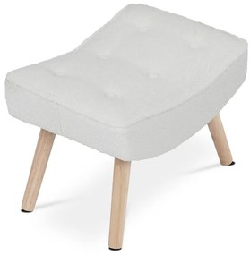 Autronic BONTEC Podnožka, sivá látka, AK-309P GREY2 Farba: Biela