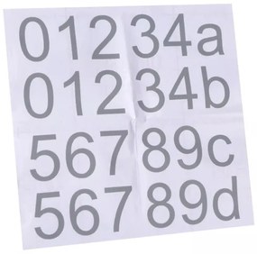 Lucide 27881/06/30 - LED domové číslo THESI LED/6W/230V IP54