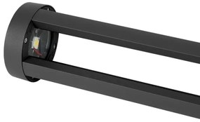 LED Vonkajšia lampa LED/10W/230V 80cm 6400K IP65 čierna