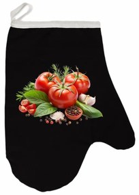 Kuchynská rukavica Veggie EMI, čierna