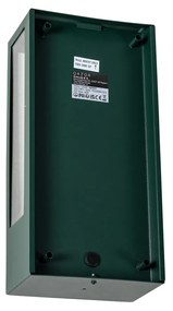 Vonkajšia nástenná lampa tmavozelená so senzorom súmraku IP44 - Rotterdam