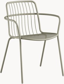 Stohovateľné záhradné stoličky's opierkami Alisea, 2 ks