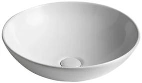 Sapho Sapho, DIMP keramické umývadlo na dosku, Ø 46cm, biela, WH060