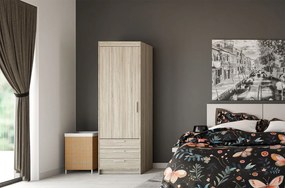 Policová skriňa 60 PILINA so šuplíkmi - dub sonoma