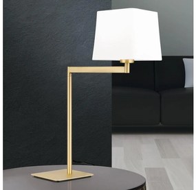 Orion LA 4-1209/1 - Stolná lampa CARLTON 1xE27/40W/230V biela/zlatá