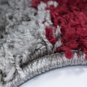 Ayyildiz, Kusový koberec Life Shaggy 1501 red, 60x110, červená, obývacia izba