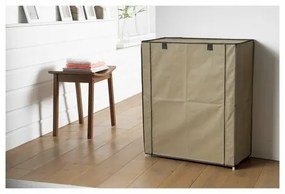 Compactor Textilný botník Compactor Oxford - 4 poschodia, 59 x 29 x 70 cm béžový