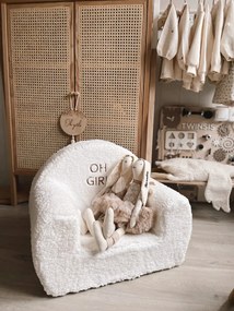 Plyšový zajačik béžový s menom dieťaťa