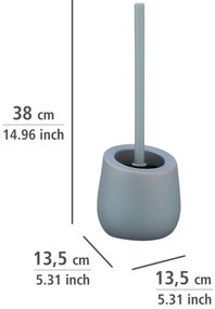 Sivá keramická toaletná kefa Wenko Badi