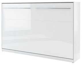 Skladacia posteľ Concord Pro II, Farby: biely / biely lesk, Rozmer postele: 120x200