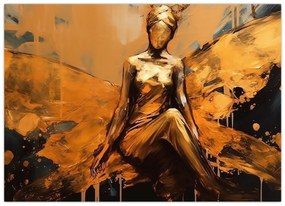 Obraz - Abstrakcia víly (70x50 cm)