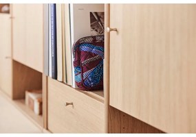 Nízka komoda v dekore duba 267x61 cm Mistral - Hammel Furniture